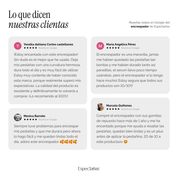 Reseñas reales de clientas en Google sobre el Encrespador Profesional de Espectañas: curvatura, duración durante el día y facilidad de uso